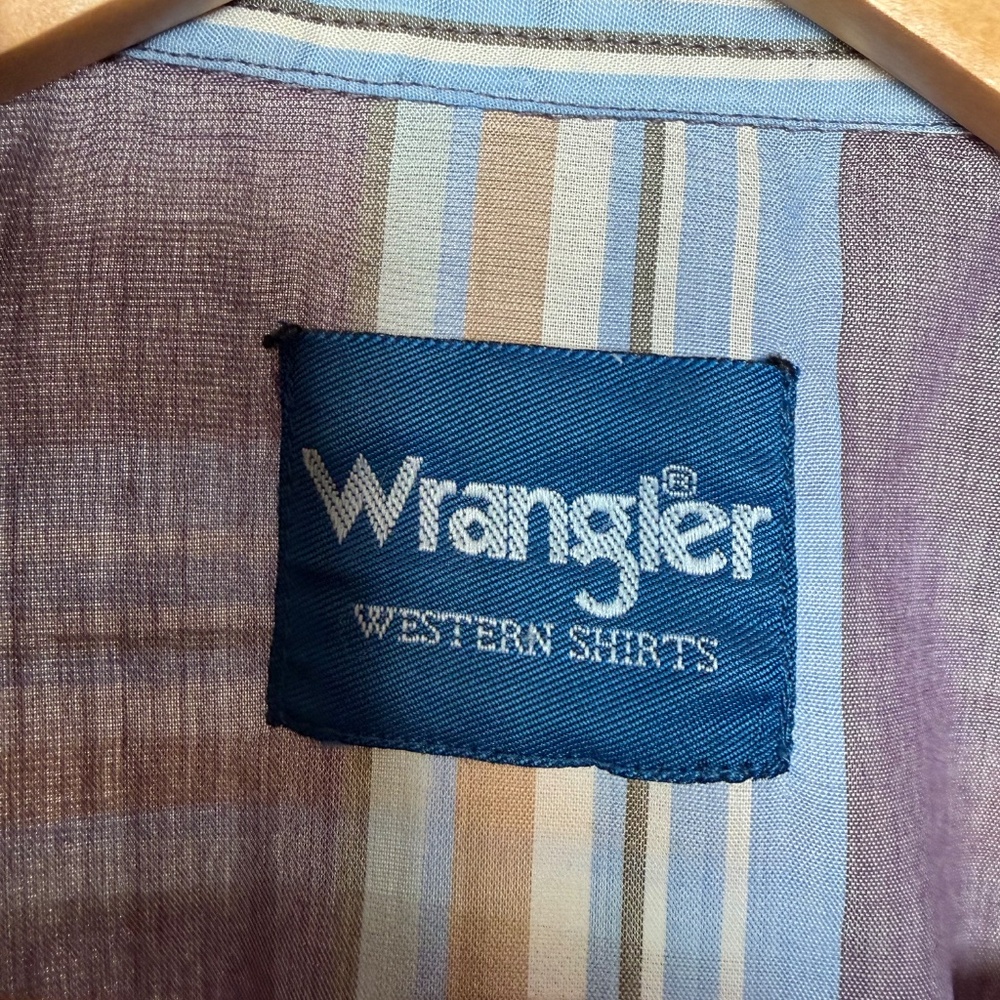 Wrangler Western Button Up - image 3